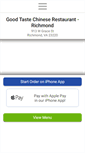 Mobile Screenshot of goodtasterichmond.com